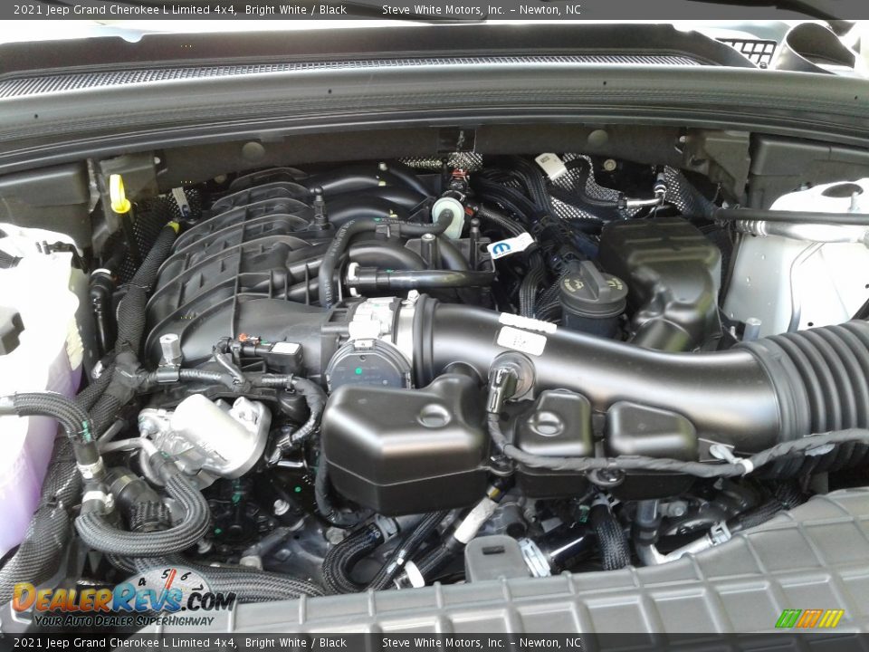 2021 Jeep Grand Cherokee L Limited 4x4 Bright White / Black Photo #9