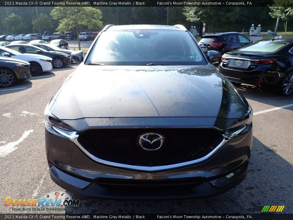 2021 Mazda CX-5 Grand Touring Reserve AWD Machine Gray Metallic / Black Photo #8