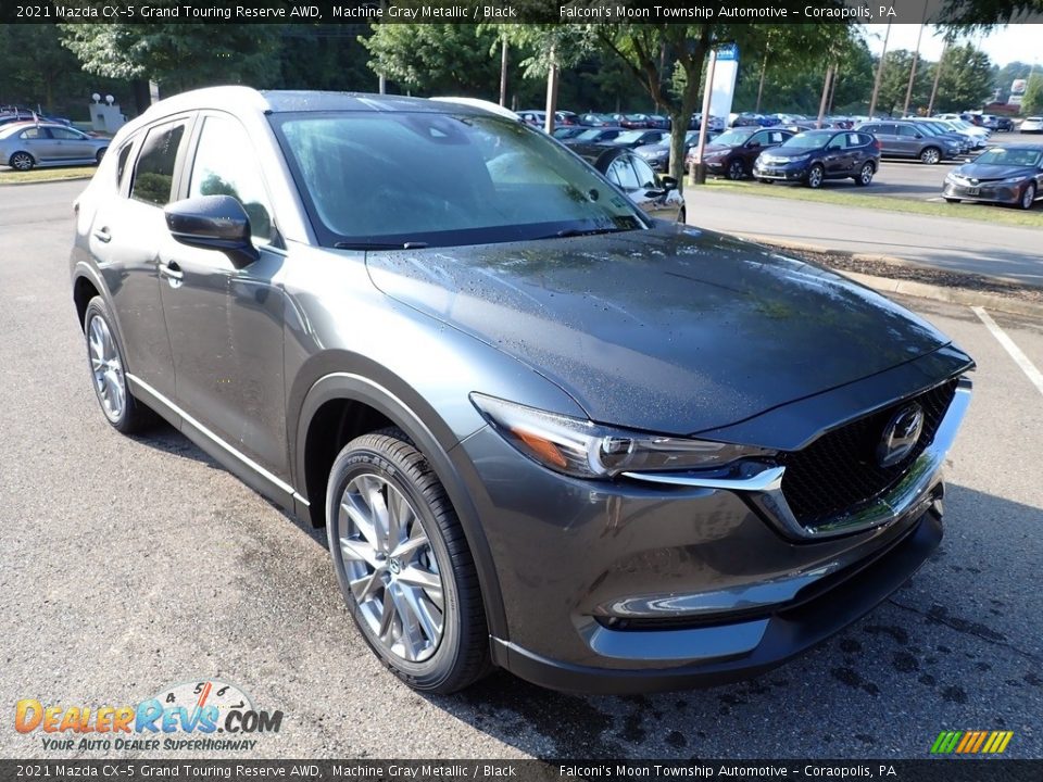 2021 Mazda CX-5 Grand Touring Reserve AWD Machine Gray Metallic / Black Photo #9