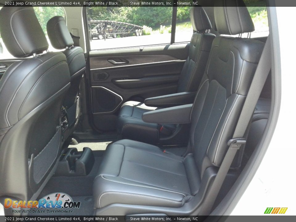 2021 Jeep Grand Cherokee L Limited 4x4 Bright White / Black Photo #13