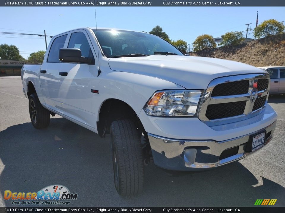 2019 Ram 1500 Classic Tradesman Crew Cab 4x4 Bright White / Black/Diesel Gray Photo #1