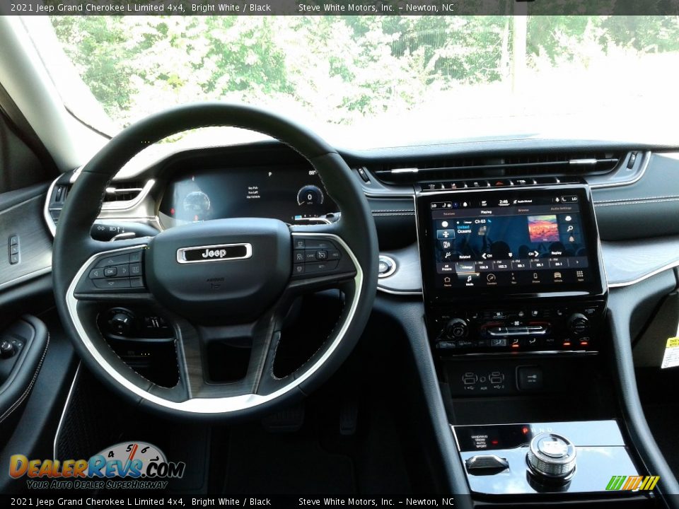 2021 Jeep Grand Cherokee L Limited 4x4 Bright White / Black Photo #20