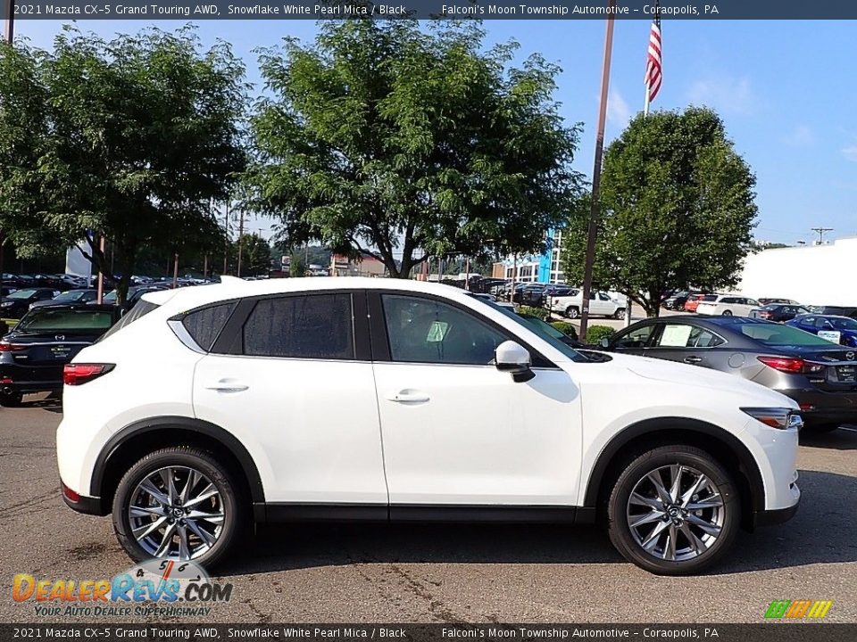 2021 Mazda CX-5 Grand Touring AWD Snowflake White Pearl Mica / Black Photo #1