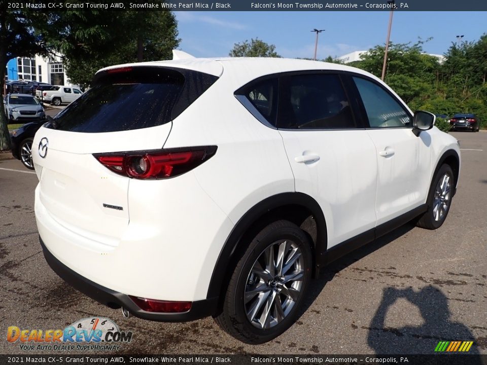 2021 Mazda CX-5 Grand Touring AWD Snowflake White Pearl Mica / Black Photo #2