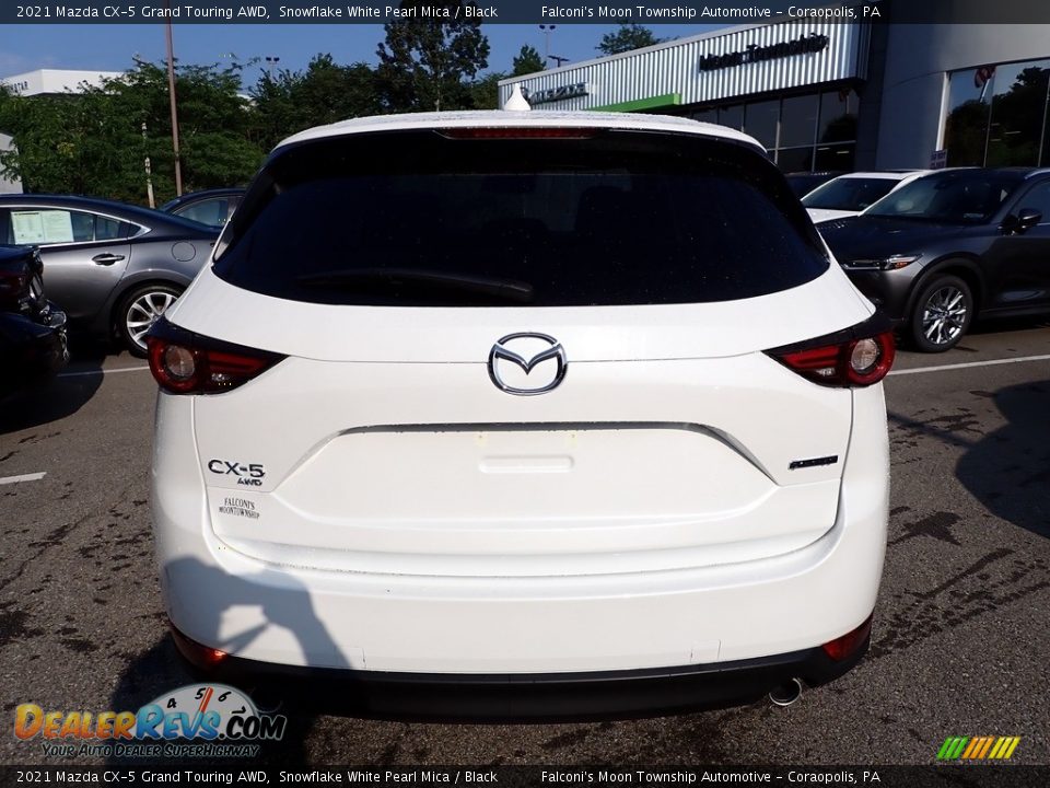 2021 Mazda CX-5 Grand Touring AWD Snowflake White Pearl Mica / Black Photo #3