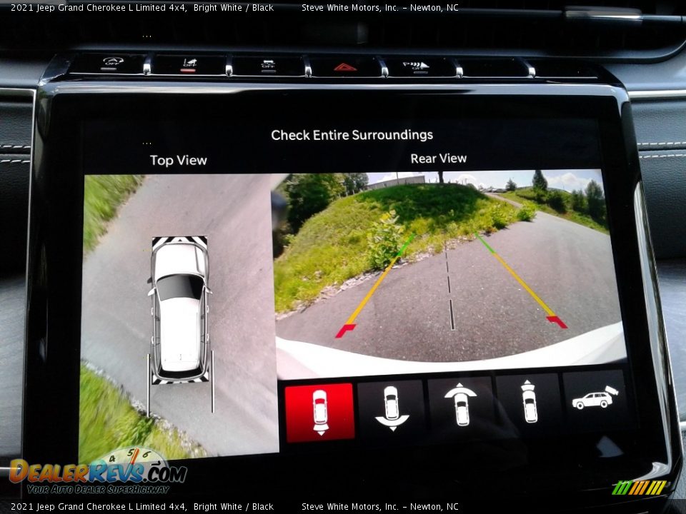2021 Jeep Grand Cherokee L Limited 4x4 Bright White / Black Photo #27