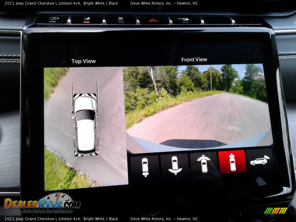 2021 Jeep Grand Cherokee L Limited 4x4 Bright White / Black Photo #28