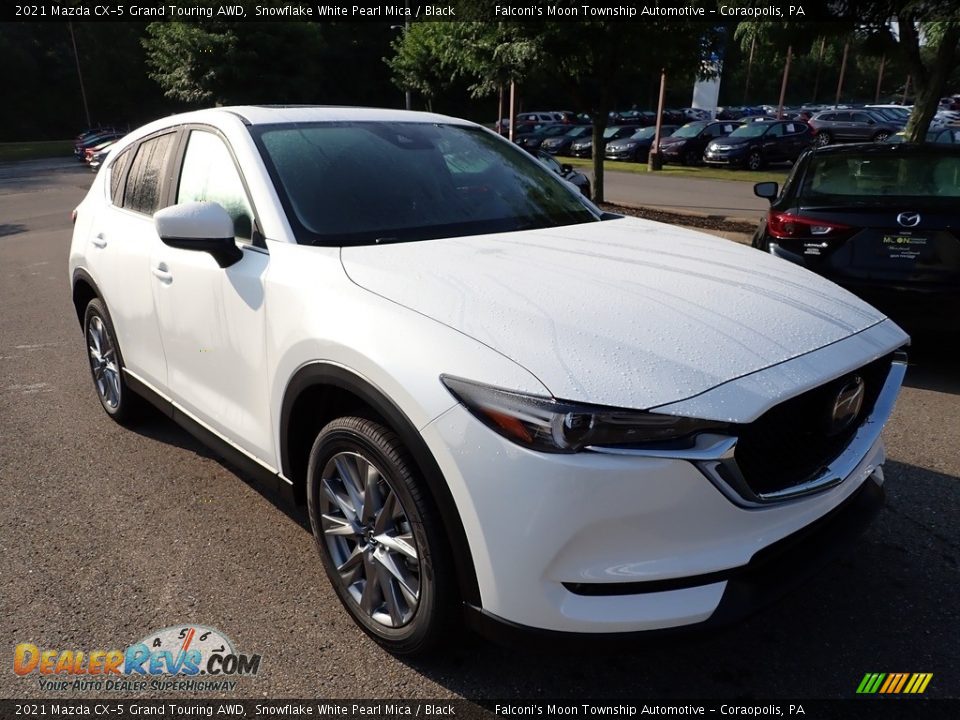 2021 Mazda CX-5 Grand Touring AWD Snowflake White Pearl Mica / Black Photo #9