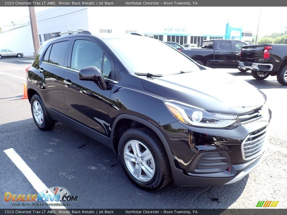 2020 Chevrolet Trax LT AWD Mosaic Black Metallic / Jet Black Photo #8