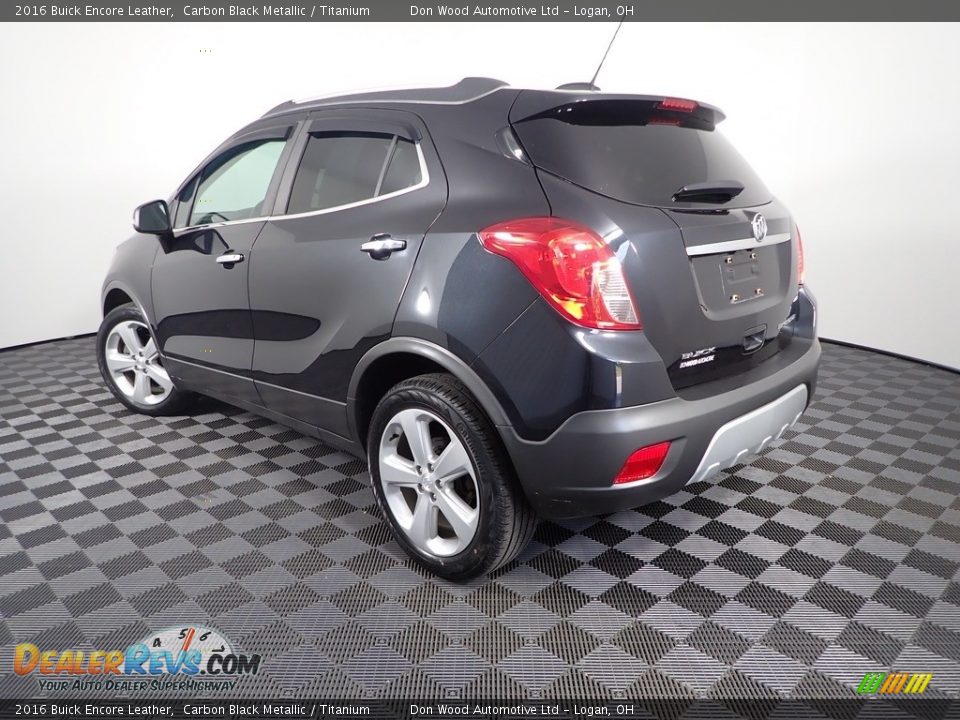 2016 Buick Encore Leather Carbon Black Metallic / Titanium Photo #7