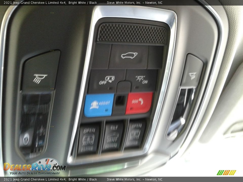 2021 Jeep Grand Cherokee L Limited 4x4 Bright White / Black Photo #32