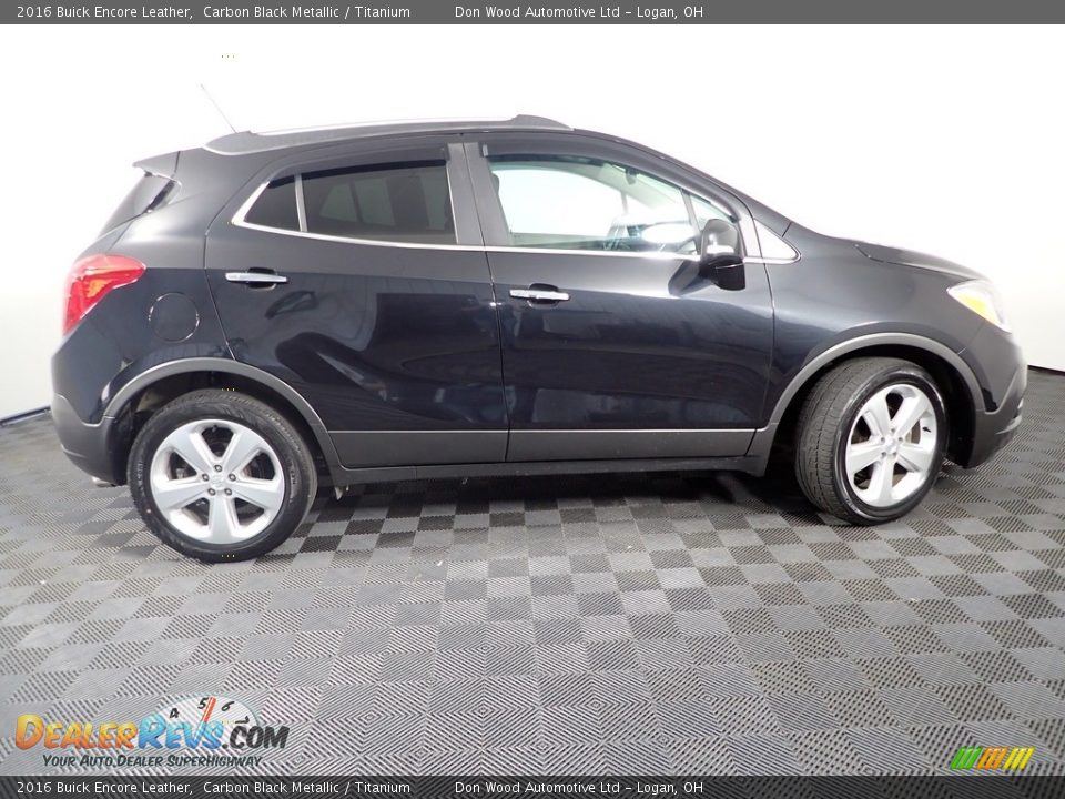 2016 Buick Encore Leather Carbon Black Metallic / Titanium Photo #10