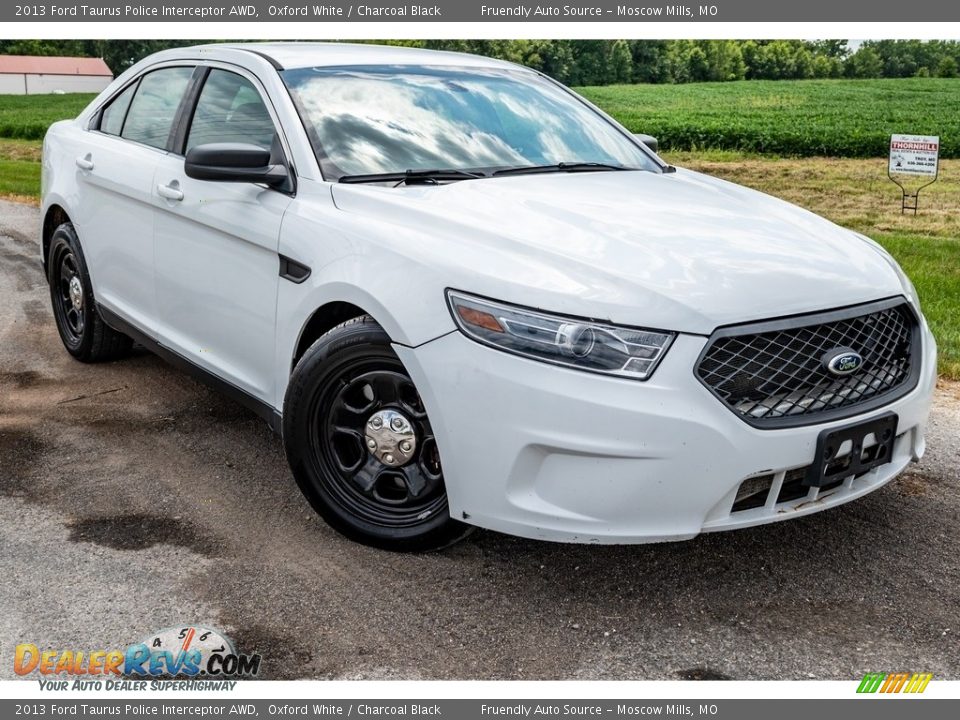 2013 Ford Taurus Police Interceptor AWD Oxford White / Charcoal Black Photo #1