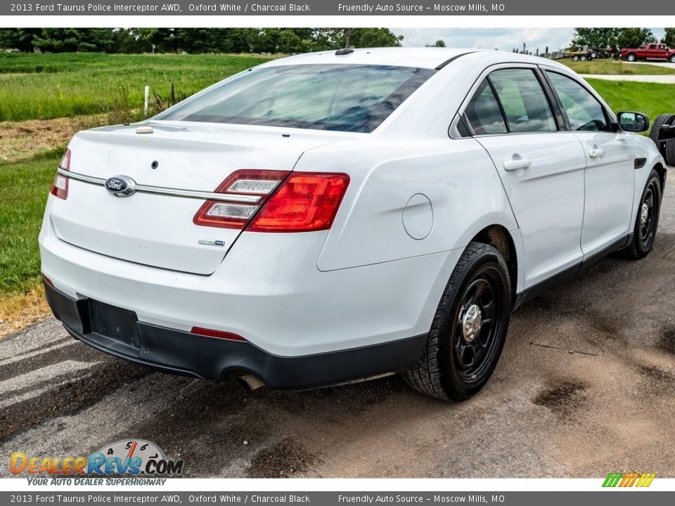 2013 Ford Taurus Police Interceptor AWD Oxford White / Charcoal Black Photo #4