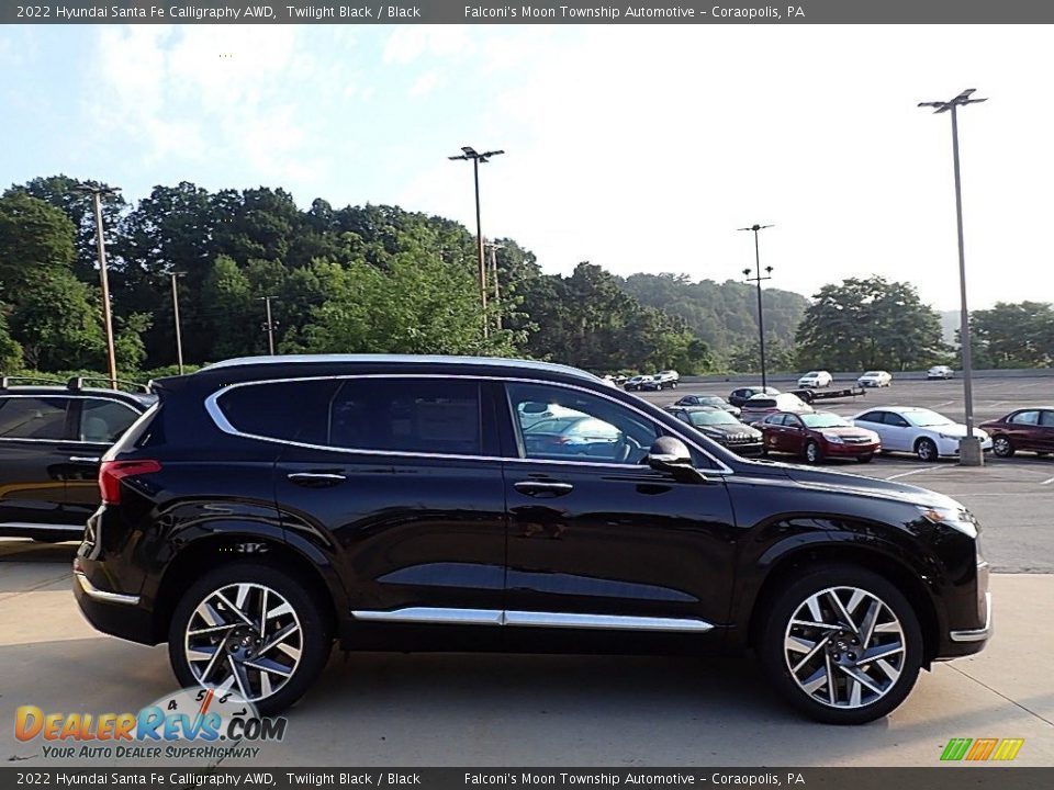 2022 Hyundai Santa Fe Calligraphy AWD Twilight Black / Black Photo #1