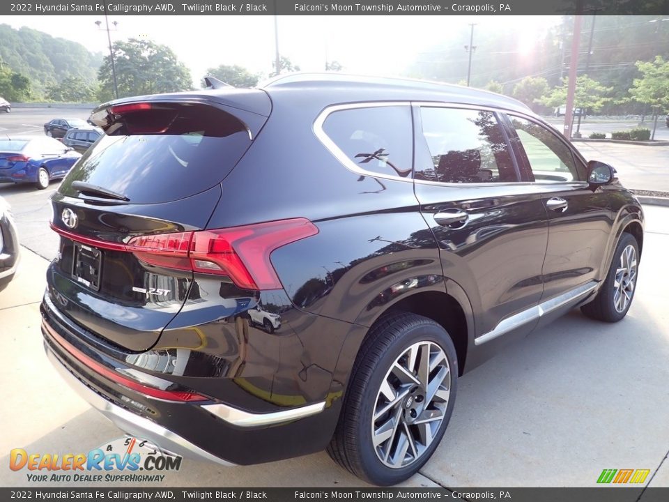 2022 Hyundai Santa Fe Calligraphy AWD Twilight Black / Black Photo #2