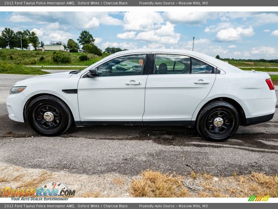 2013 Ford Taurus Police Interceptor AWD Oxford White / Charcoal Black Photo #7