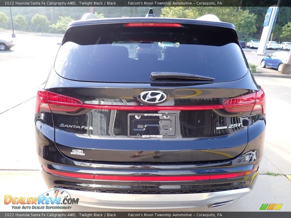 2022 Hyundai Santa Fe Calligraphy AWD Twilight Black / Black Photo #3