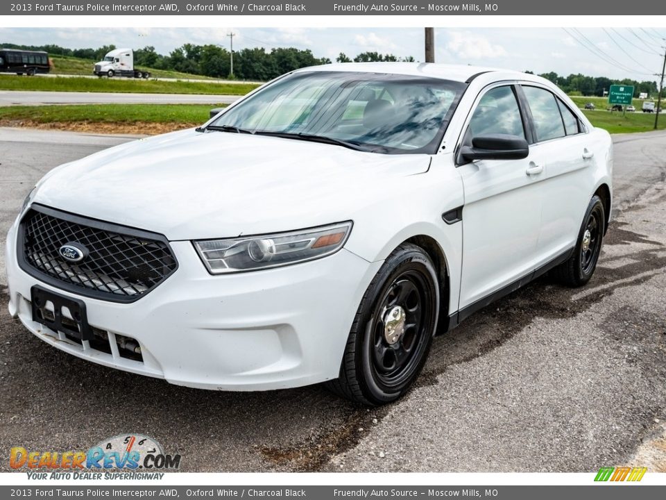 2013 Ford Taurus Police Interceptor AWD Oxford White / Charcoal Black Photo #8