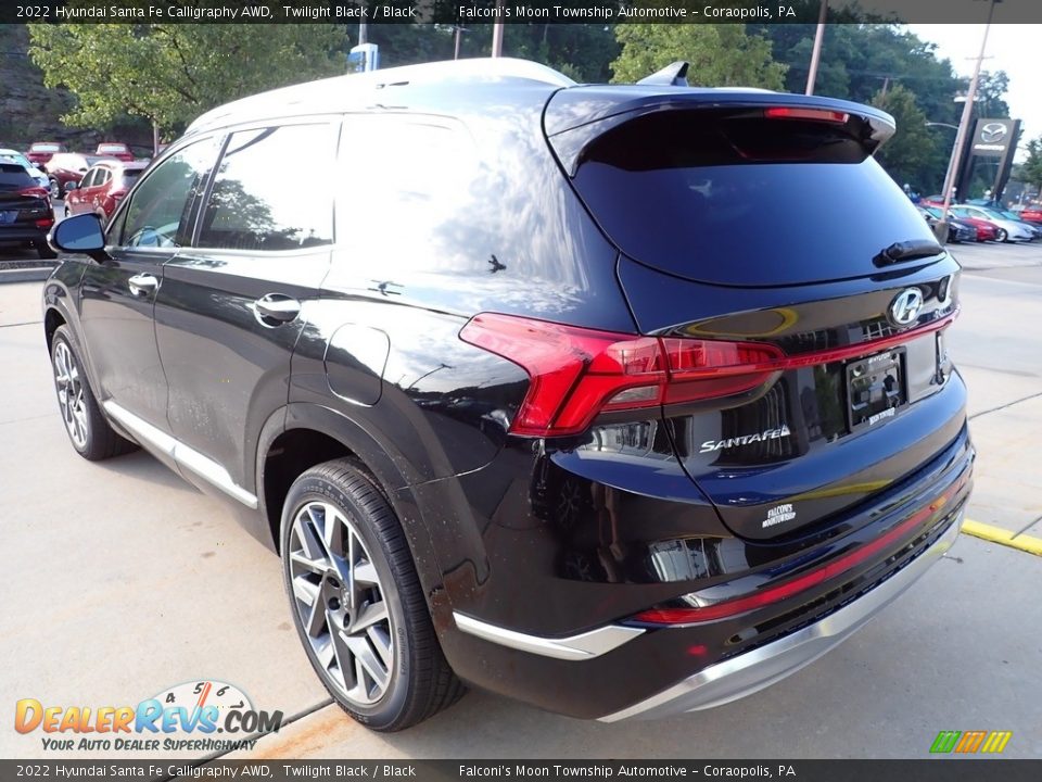 2022 Hyundai Santa Fe Calligraphy AWD Twilight Black / Black Photo #5