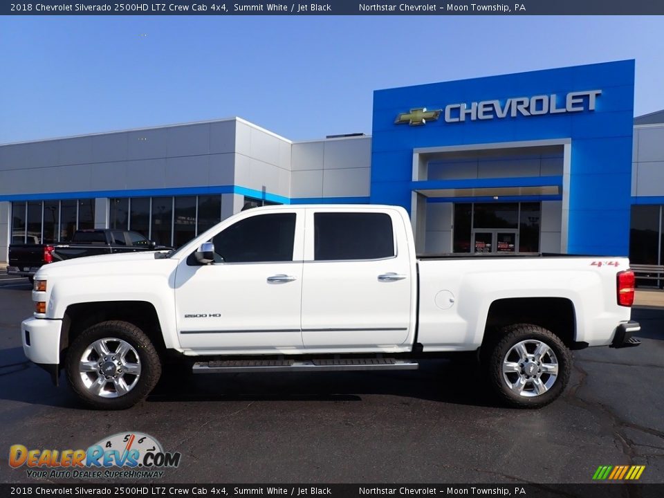 Summit White 2018 Chevrolet Silverado 2500HD LTZ Crew Cab 4x4 Photo #3