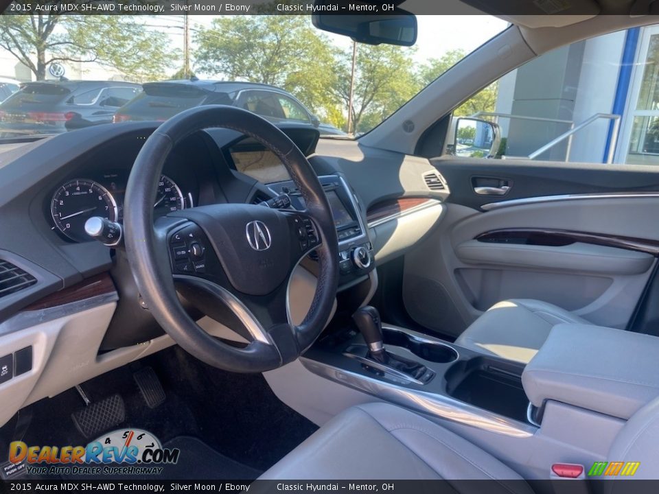2015 Acura MDX SH-AWD Technology Silver Moon / Ebony Photo #3