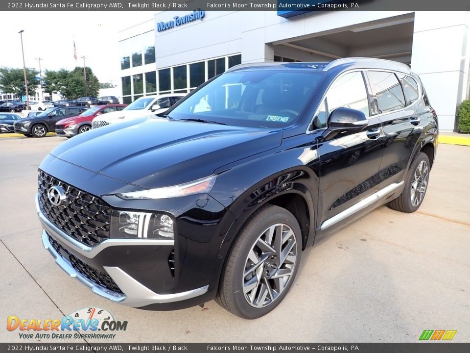 2022 Hyundai Santa Fe Calligraphy AWD Twilight Black / Black Photo #7