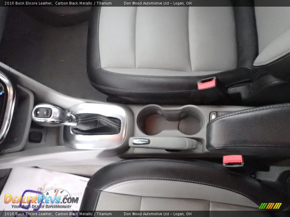 2016 Buick Encore Leather Carbon Black Metallic / Titanium Photo #22