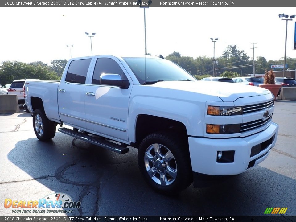 Summit White 2018 Chevrolet Silverado 2500HD LTZ Crew Cab 4x4 Photo #10