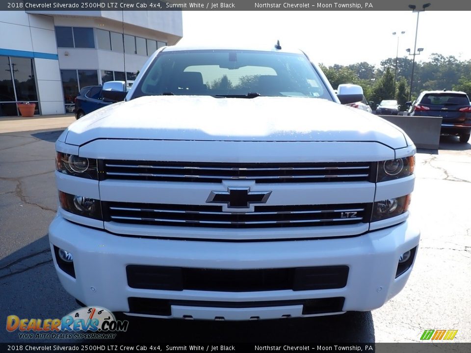 2018 Chevrolet Silverado 2500HD LTZ Crew Cab 4x4 Summit White / Jet Black Photo #12