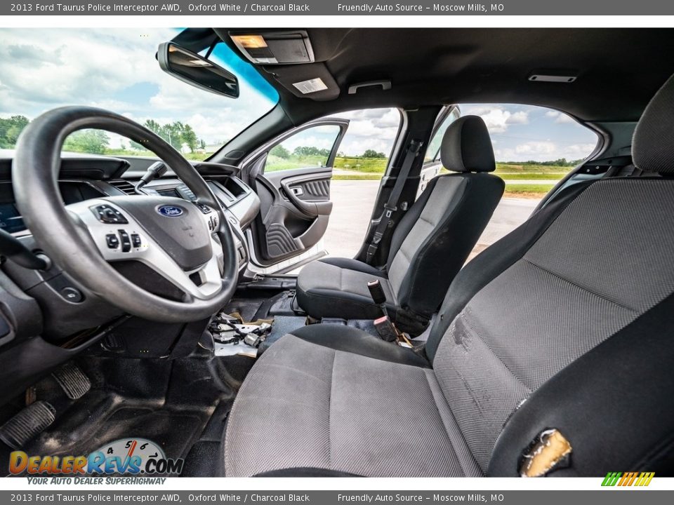 2013 Ford Taurus Police Interceptor AWD Oxford White / Charcoal Black Photo #18