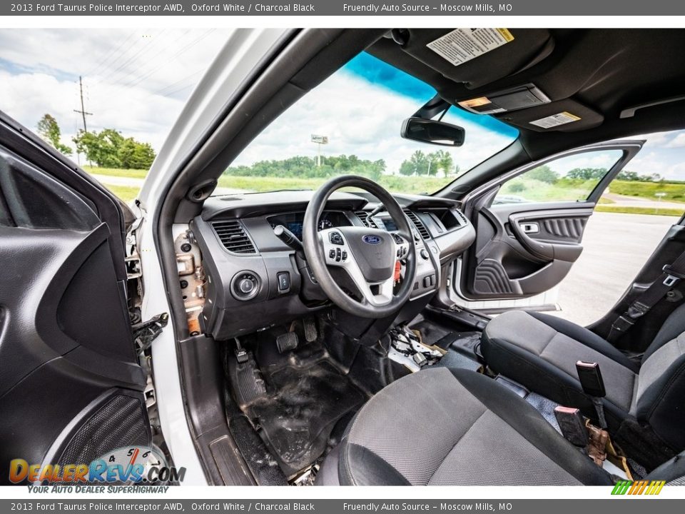 2013 Ford Taurus Police Interceptor AWD Oxford White / Charcoal Black Photo #19
