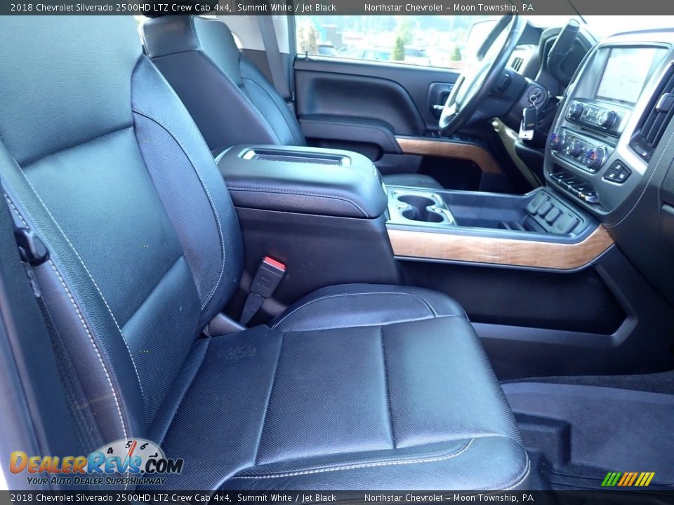 Front Seat of 2018 Chevrolet Silverado 2500HD LTZ Crew Cab 4x4 Photo #14