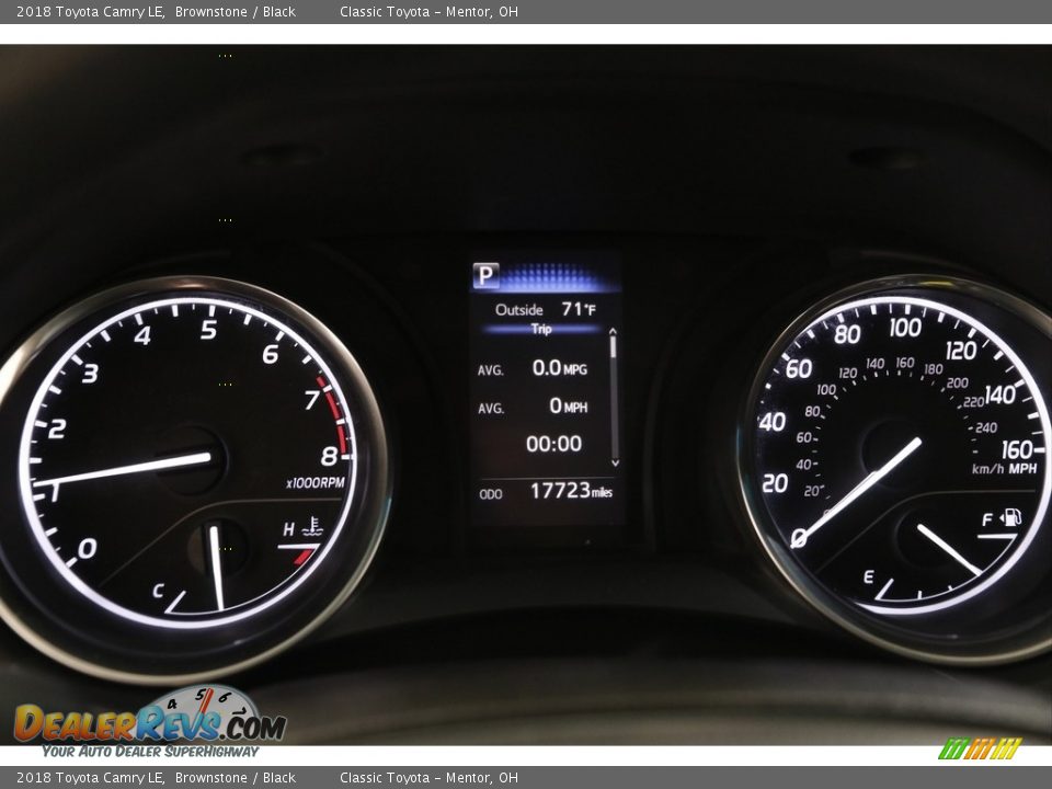 2018 Toyota Camry LE Brownstone / Black Photo #8