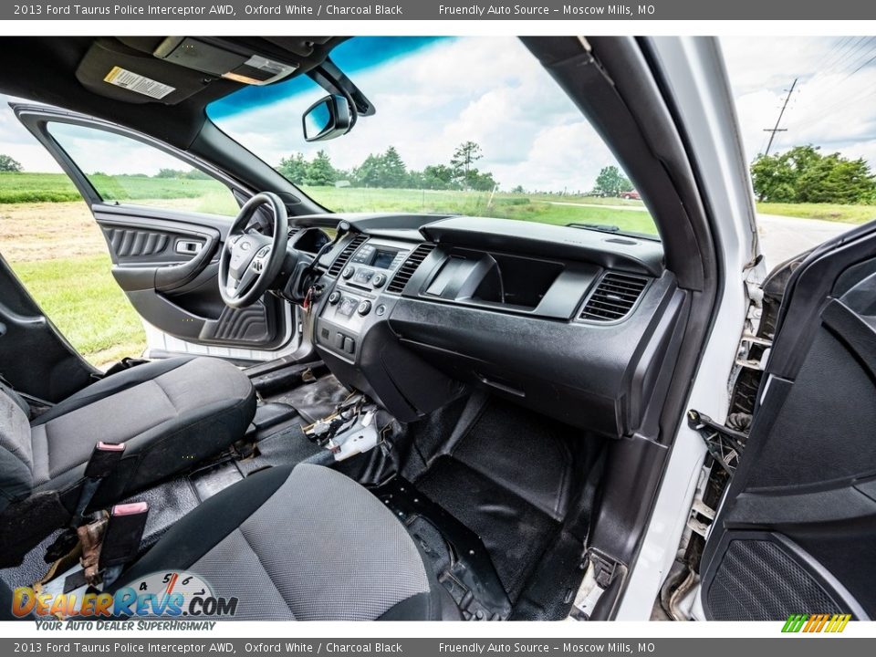 2013 Ford Taurus Police Interceptor AWD Oxford White / Charcoal Black Photo #26