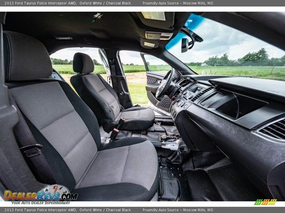 2013 Ford Taurus Police Interceptor AWD Oxford White / Charcoal Black Photo #27