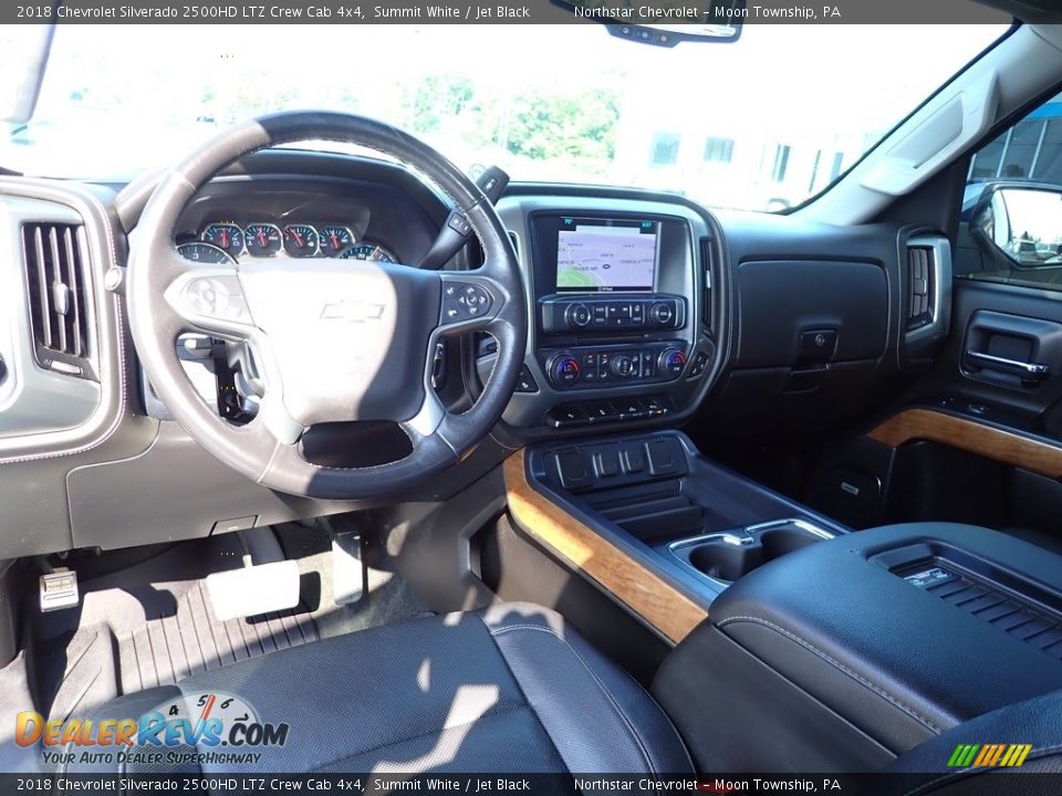 Front Seat of 2018 Chevrolet Silverado 2500HD LTZ Crew Cab 4x4 Photo #23