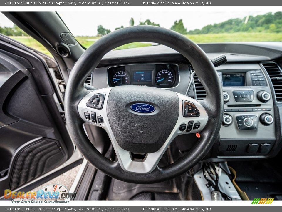 2013 Ford Taurus Police Interceptor AWD Oxford White / Charcoal Black Photo #31