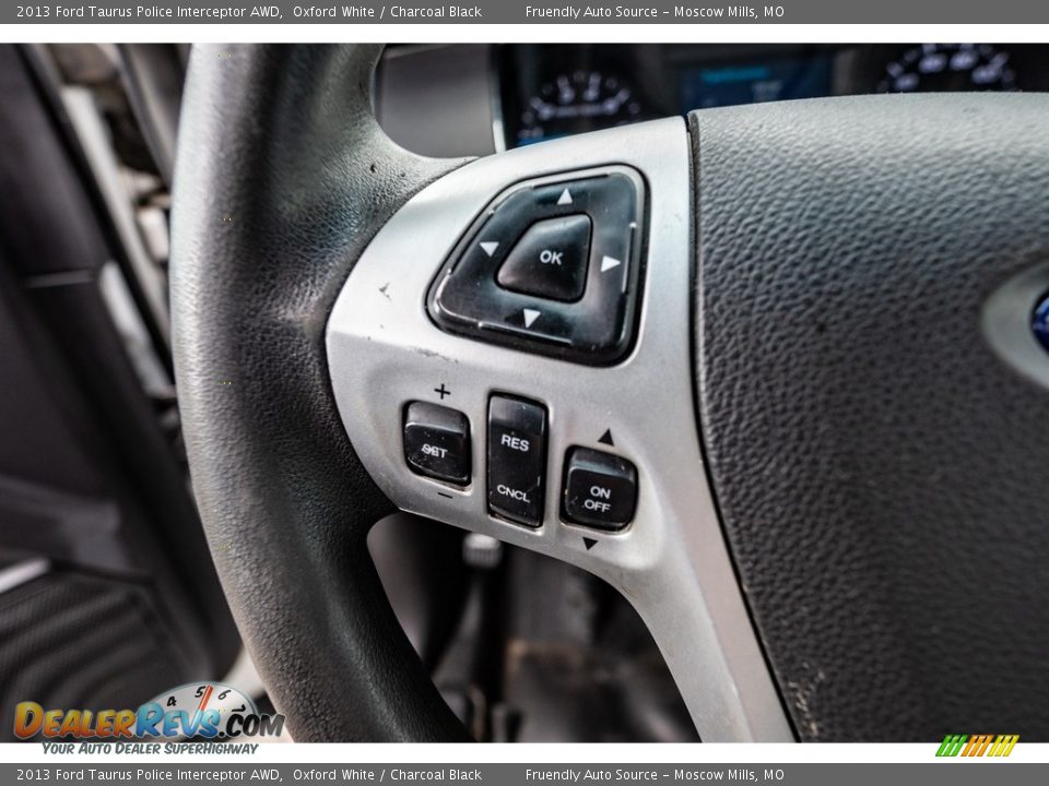 2013 Ford Taurus Police Interceptor AWD Oxford White / Charcoal Black Photo #32