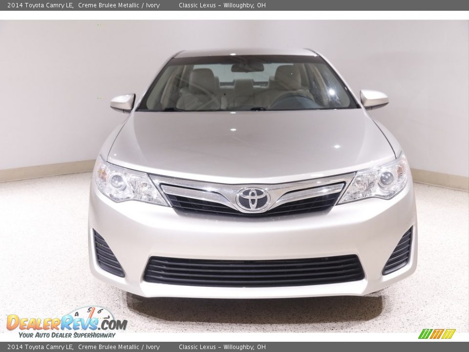 2014 Toyota Camry LE Creme Brulee Metallic / Ivory Photo #2