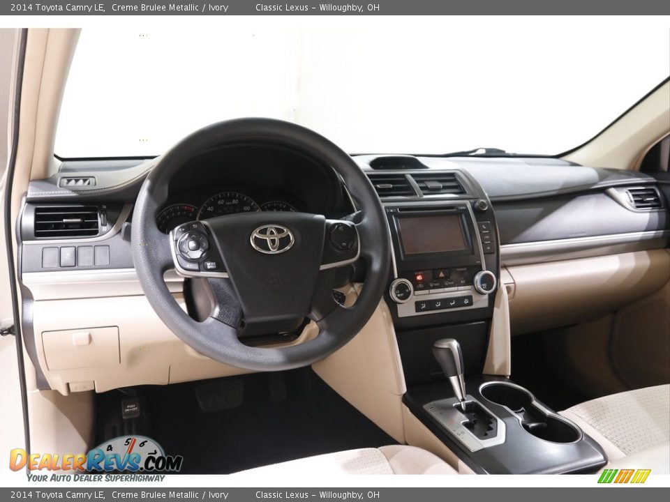 2014 Toyota Camry LE Creme Brulee Metallic / Ivory Photo #6