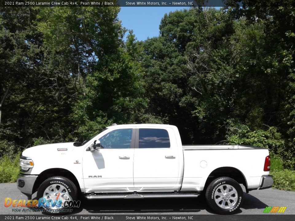 2021 Ram 2500 Laramie Crew Cab 4x4 Pearl White / Black Photo #1