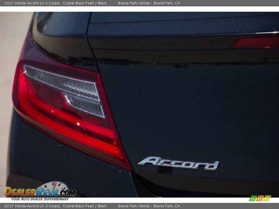 2017 Honda Accord LX-S Coupe Crystal Black Pearl / Black Photo #11