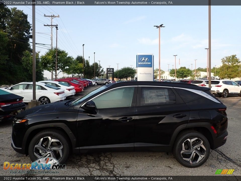 2022 Hyundai Tucson SEL AWD Phantom Black / Black Photo #6