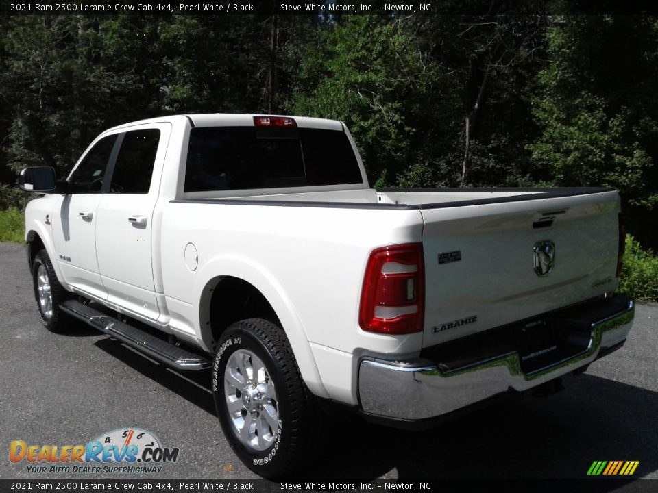 2021 Ram 2500 Laramie Crew Cab 4x4 Pearl White / Black Photo #9