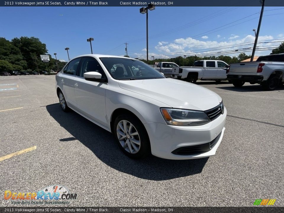2013 Volkswagen Jetta SE Sedan Candy White / Titan Black Photo #4