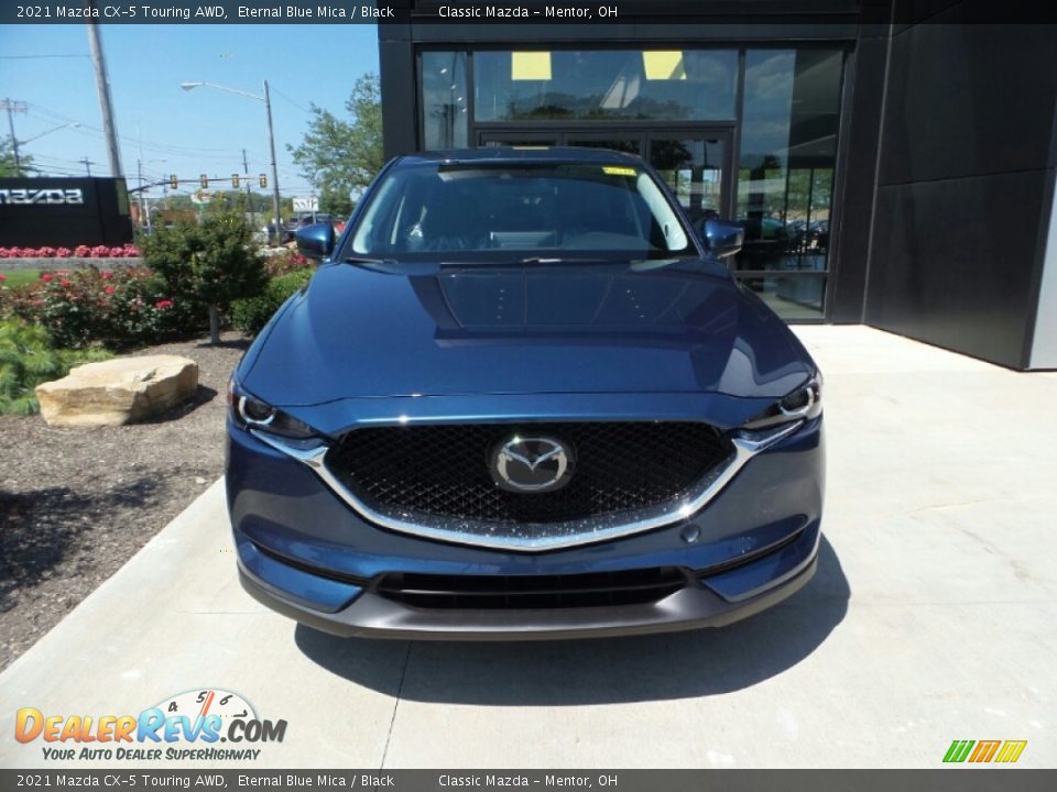 2021 Mazda CX-5 Touring AWD Eternal Blue Mica / Black Photo #2