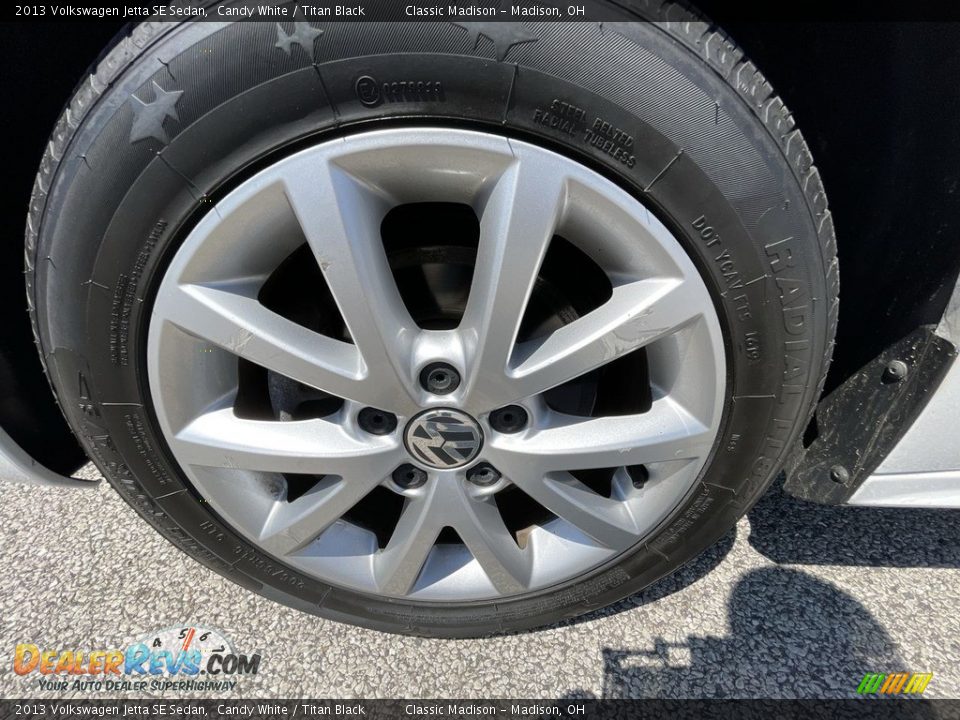 2013 Volkswagen Jetta SE Sedan Candy White / Titan Black Photo #5