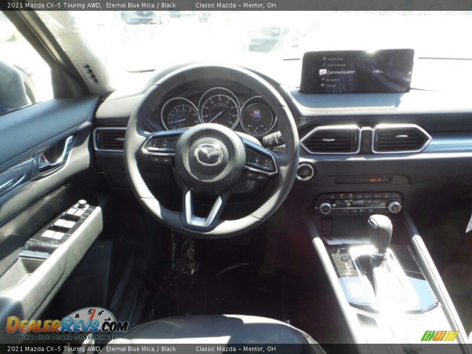 2021 Mazda CX-5 Touring AWD Eternal Blue Mica / Black Photo #4