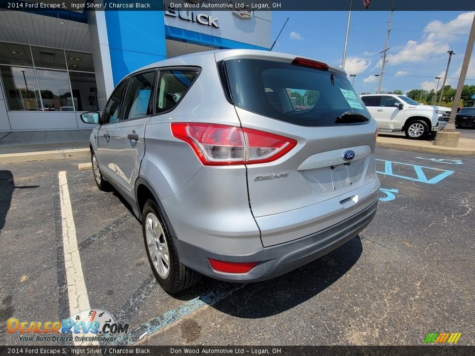 2014 Ford Escape S Ingot Silver / Charcoal Black Photo #6